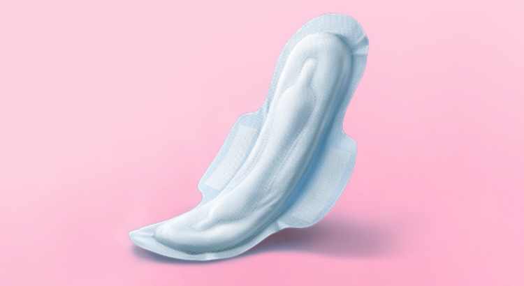 نوار بهداشتی کلاسیک ضخیم صورتی بزرگ L