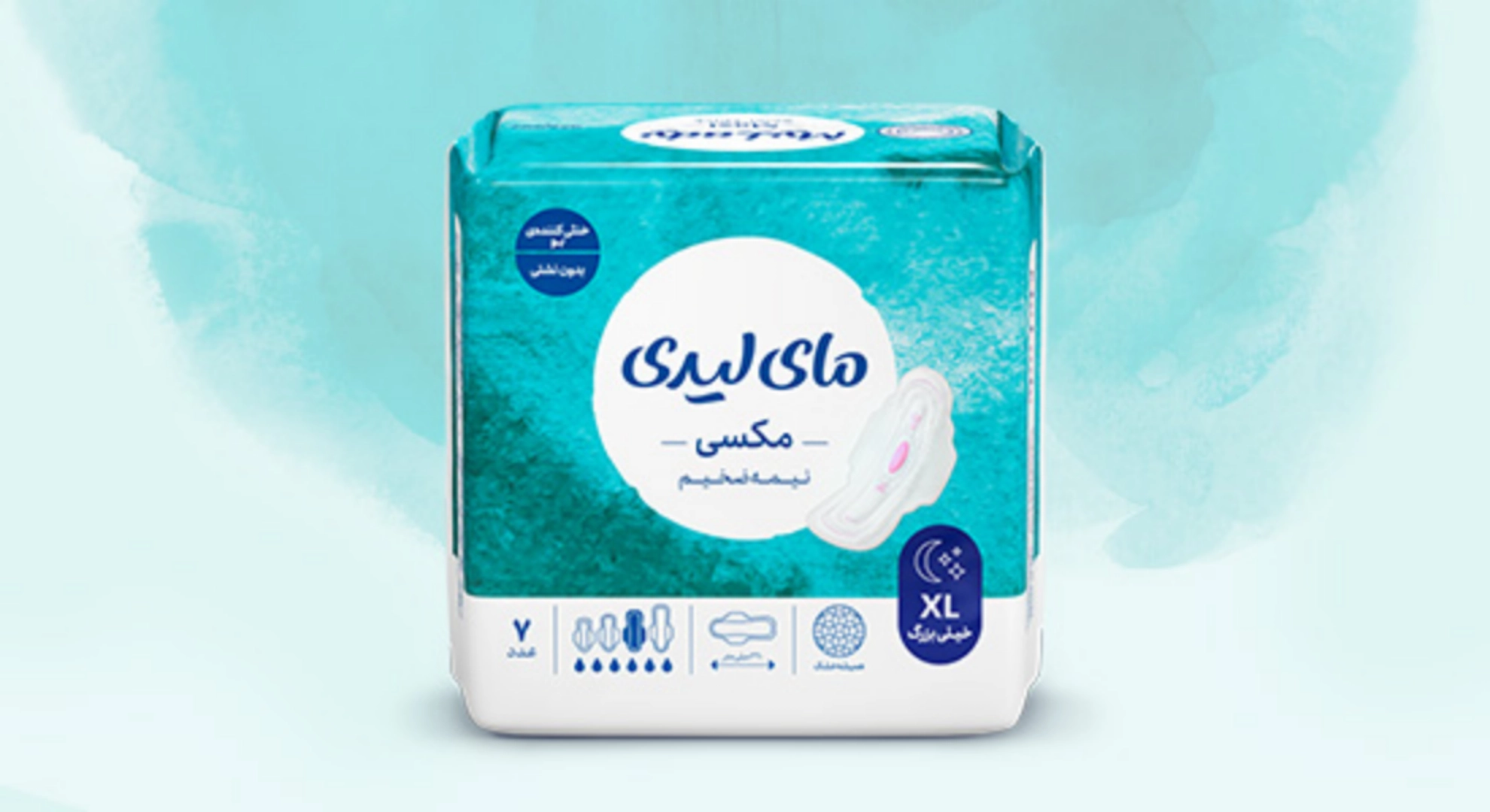 نوار بهداشتی مکسی نیمه ضخیم همیشه خشک خیلی بزرگ XL