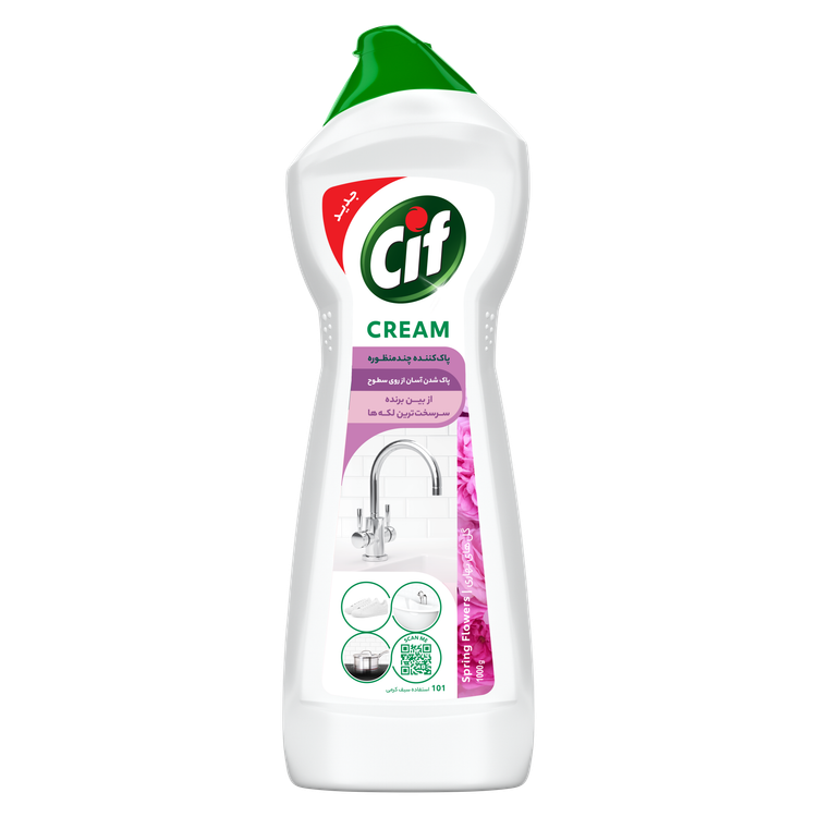 مایع کرم پاککننده چندمنظوره سطوح سیف با رایحه Spring Flower