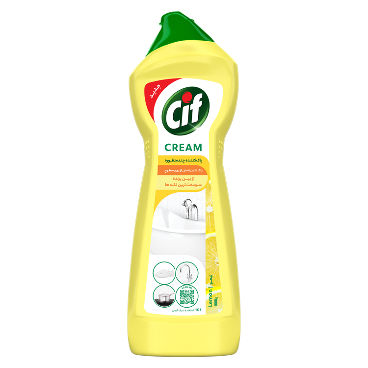 مایع کرم پاککننده چندمنظوره سطوح سیف با رایحه Lemon