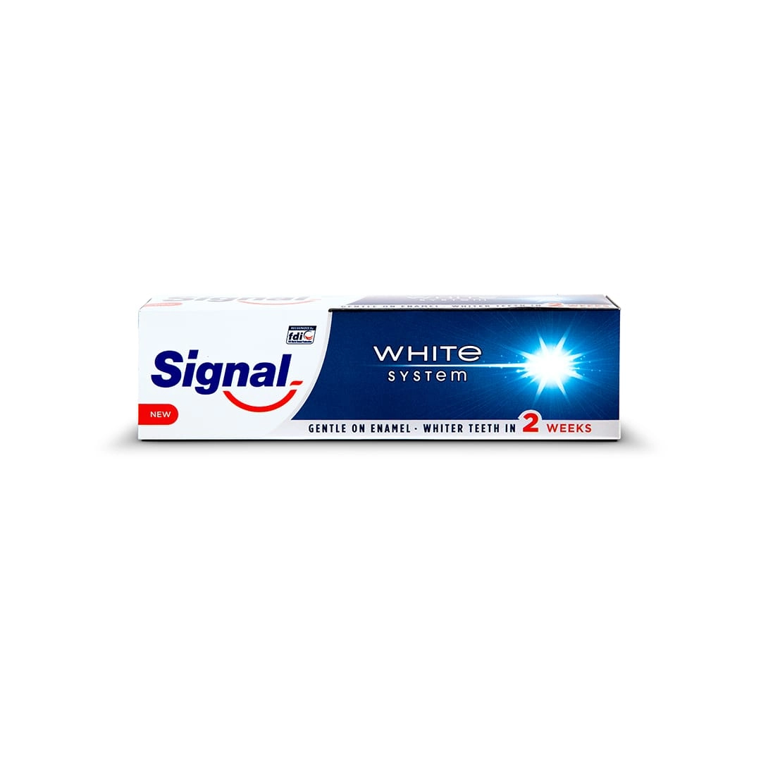 خمیر دندان سفید کننده سیگنال وایت سیستم white system
