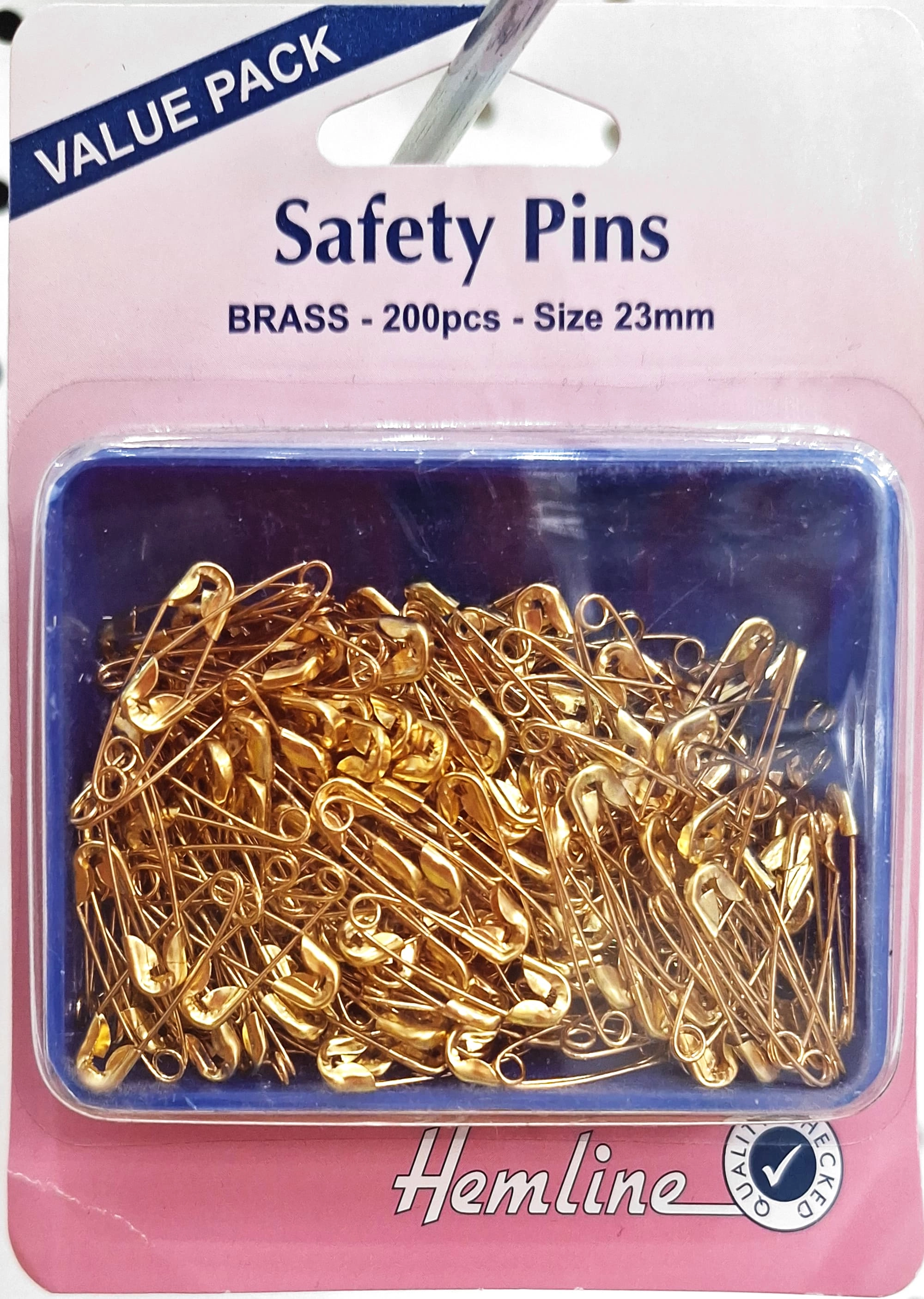 سنجاق قفلی برنجی Safety Pins 23mm 200pcs