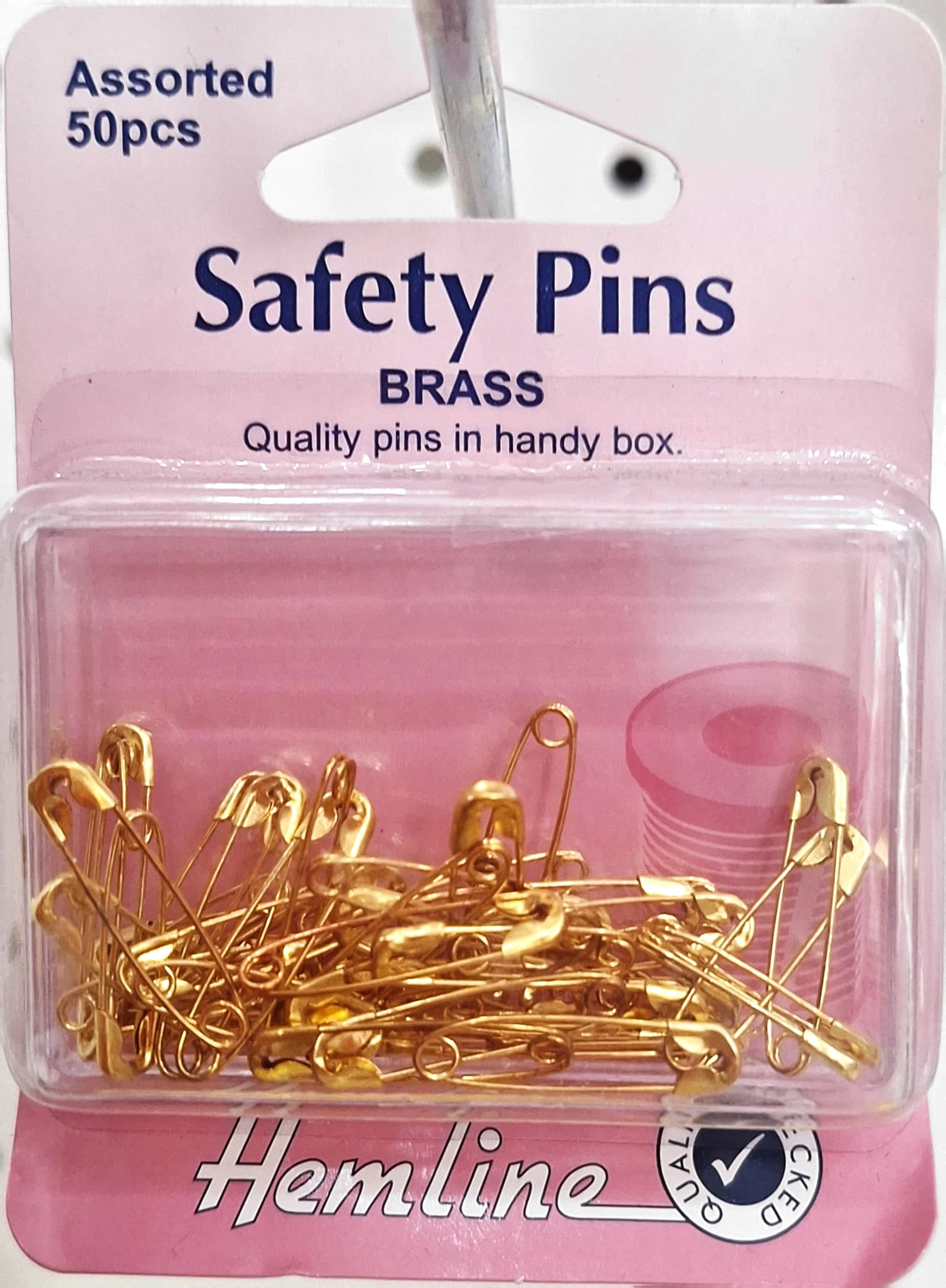 سنجاق قفلی برنجی Safety Pins 23mm 50pcs