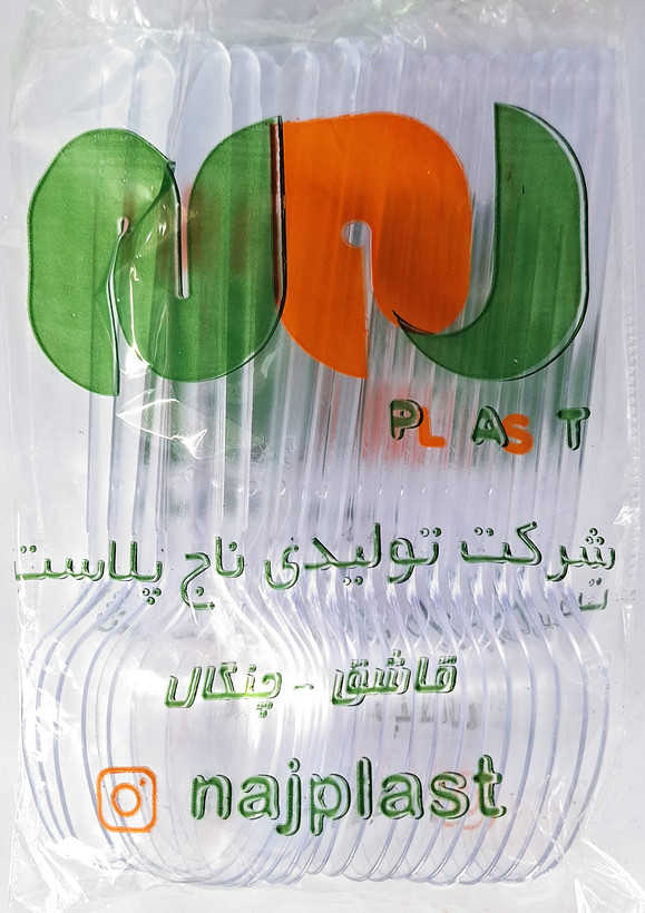 قاشق یکبارمصرف 25 عددی