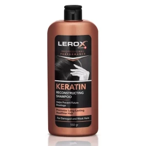 شامپو کراتینه مو لروکس مدل Keratin وزن 550 گرم
